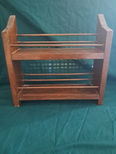 Wood spice rack level dark - wood,