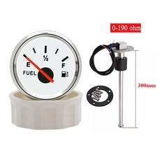 300MM Fuel Level Sensor Sender Units with 52mm Fuel Level Gauge for Boat Car ATV