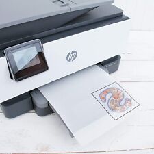 10 Sheets of Printable Heat Transfer Vinyl - Inkjet Printer and Light Fabric