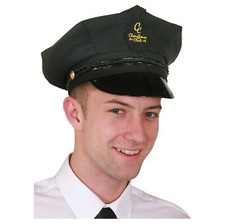 MENS CHAUFFEUR PEAKED HAT LIMO