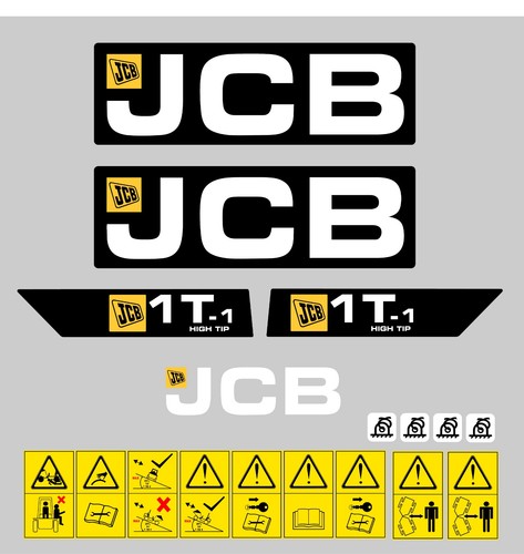 Jcb dumper decal sticker - jcb,