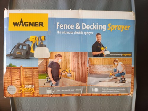 Wagner fence decking - fence, sprayer