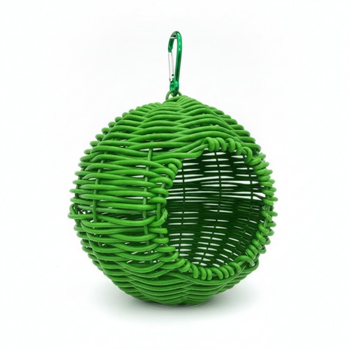Faux rattan bird nest - faux-rattan,