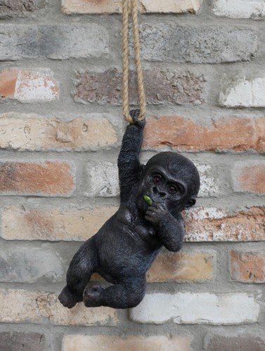 Quirky resin hanging gorilla - quirky,
