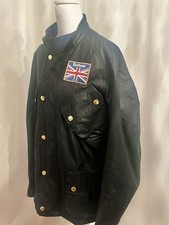 Barbour Union Jack International Waxed Men’s Jacket Size Small.