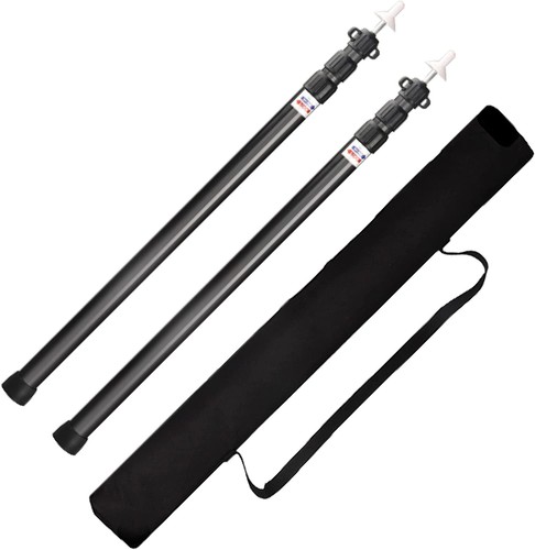 2x230cm adjustable tent poles - 2x230cm,