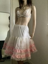 Stunning Vtg Martin Emprex Nylon Multi Layered Rockabilly Half Slip Petticoat