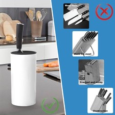 Knife Block Holder for Kitchen