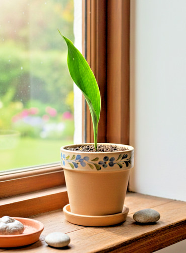 Dwarf cast iron plant - iron, 4"