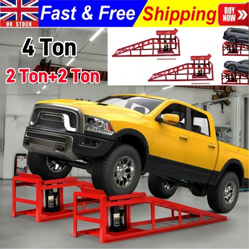 Ton hydraulic car ramps 2pc - 4,