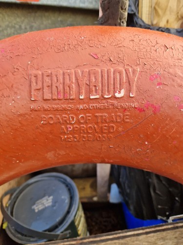 Vintage perry buoy lifebuoy - vintage,