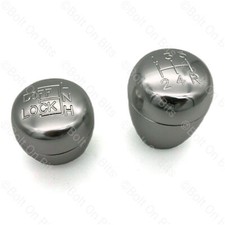 Alloy Gearbox Gear & Transfer Diff Knobs R380 Defender 300Tdi Td5 1994-2006