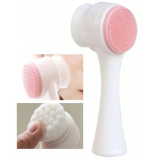 Manual Face Wash Brush Double