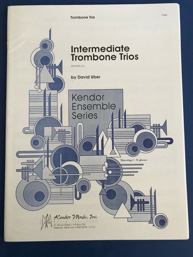 Intermediate trombone trios - trombone,
