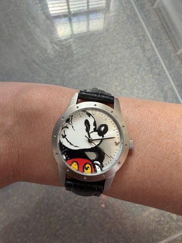 Vintage mickey mouse leather - mickey,