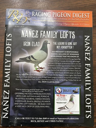 Racing pigeon digest magazine - racing,