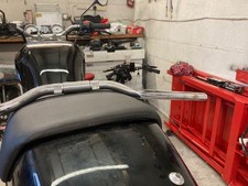 Honda cb250 k4 genuine  handlebars + origional throttle