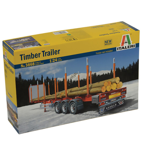 Italeri timber trailer 1 24 - timber, 1:24