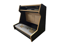 Arcade Bartop Flatpack Kit in Black Melamine (Premium) - 24" (inch)