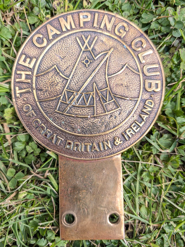 Vintage brass camping club - brass, of