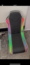 X Rocker Gaming Chair Speakers and Lights Hardly Used Excellent Condition Black
