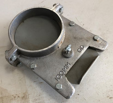 Aluminium / Galvanised steel duct ventilation extraction blast gate damper 100mm