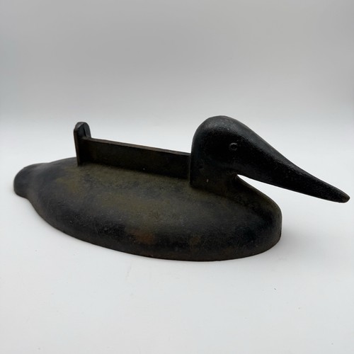 Antique vintage cast - iron, loon