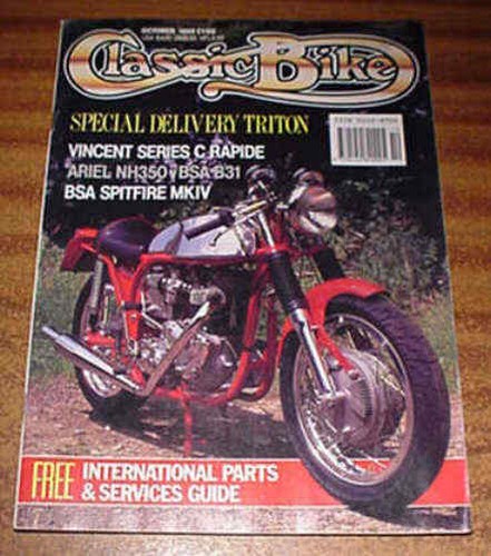 Classic bike triton bsa - 10/89,