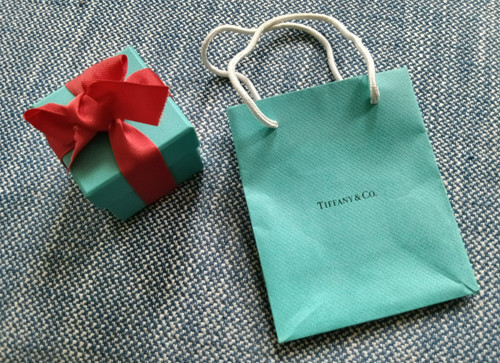Tiffany ring box empty - box,