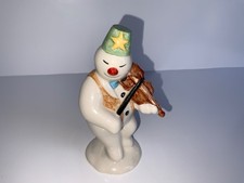 Royal Doulton DS11 Violinist Snowman 1987 The Gift Collection Porcelain Figurine