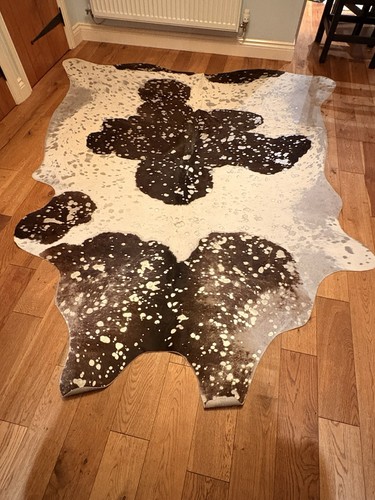 Cowhide leather cow skin rug - leather,