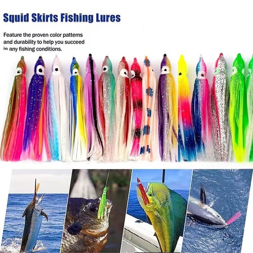 50pc squid skirts octopus - 50pc,