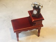 Dolls house telephone table
