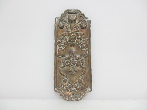 Victorian brass finger plate - victorian,