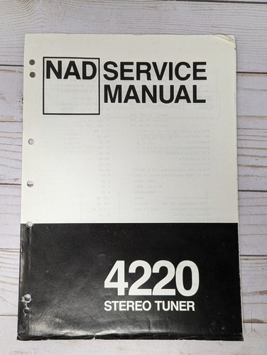Nad 4220 stereo - tuner, service