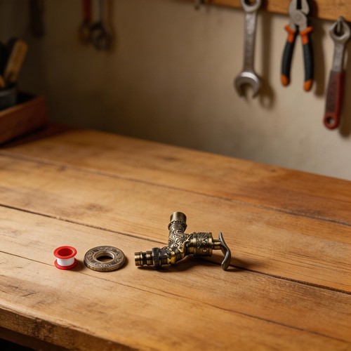 Wall mounted tap vintage - mounted,