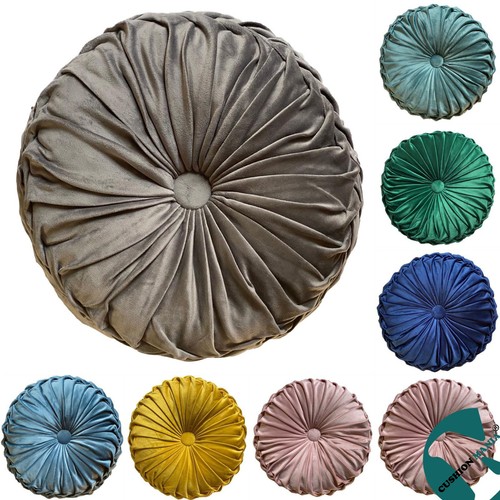 Holland velvet round cushion - holland,