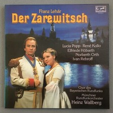 B544 Lehar Der Zarewitsch Popp Kollo Wallberg 2LP Eurodisc 301 291-435 Stereo
