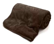 Luxury Faux Fur Mink Throw Blanket With Matching Cushion Cover Soft & Warm
