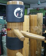 2pcs Kung Fu Pad Wing Chun Ip Man Wooden Dummy Punch Head Protect Pads Wing Tsun