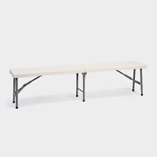 Plastic Folding Bench (Ex Paris Olympics) Portable Outdoor Picnic Garden Seating