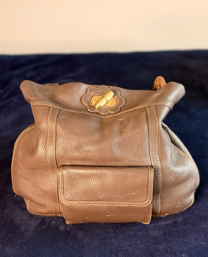 Billy bag dark brown leather - bag,
