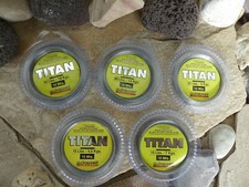 10m GRAUVELL FA. TITANIUM IN SILVER STEEL LEADER + FERRULES 4.5kg -18kg