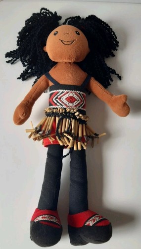 Kapa haka maori girl doll - haka,