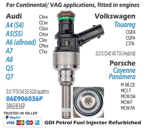 Fuel injector 06e906036p - injector,
