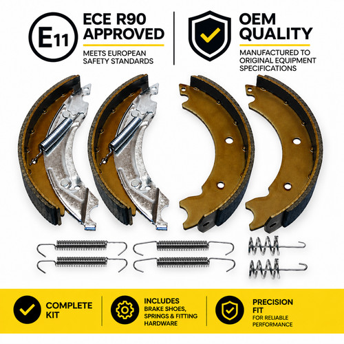 Knott brake shoes 200x50mm - brake,