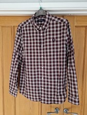 Fred Perry Men's Long Sleeve Shirt Size L