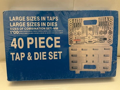 Piece tap and die - 40-piece,