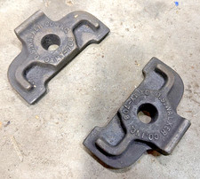 OS Walker Ceramax Magnetic Chuck Hold Down Clamp 2pc Set Surface Grinder Tooling