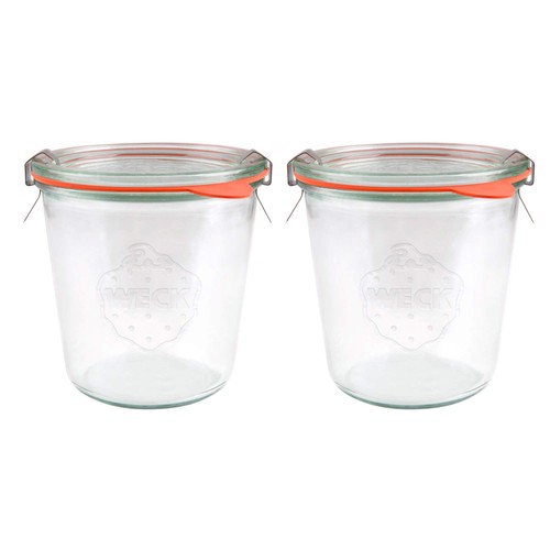 Wide mouthed storage - mouthed, jars